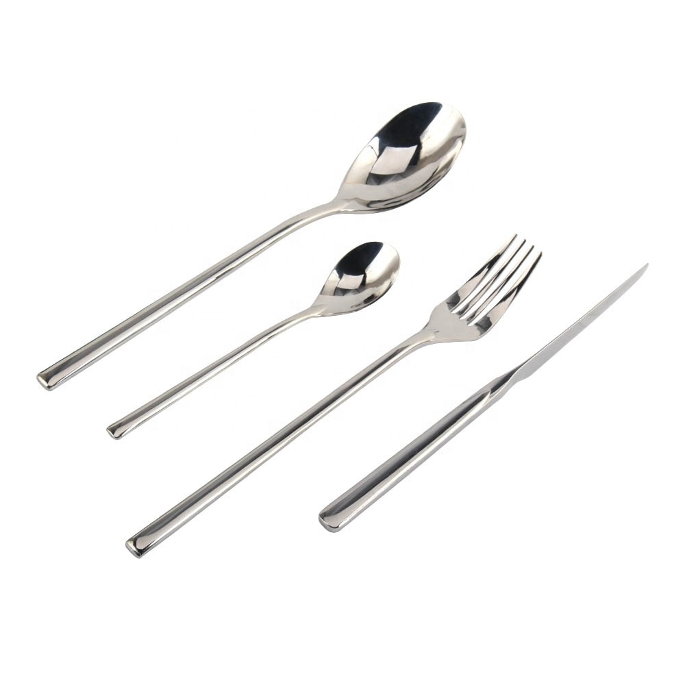 Dishwasher Safe  Heavy Duty Silverware Set, HaWare Stainless Steel Solid Flatware Cutlery