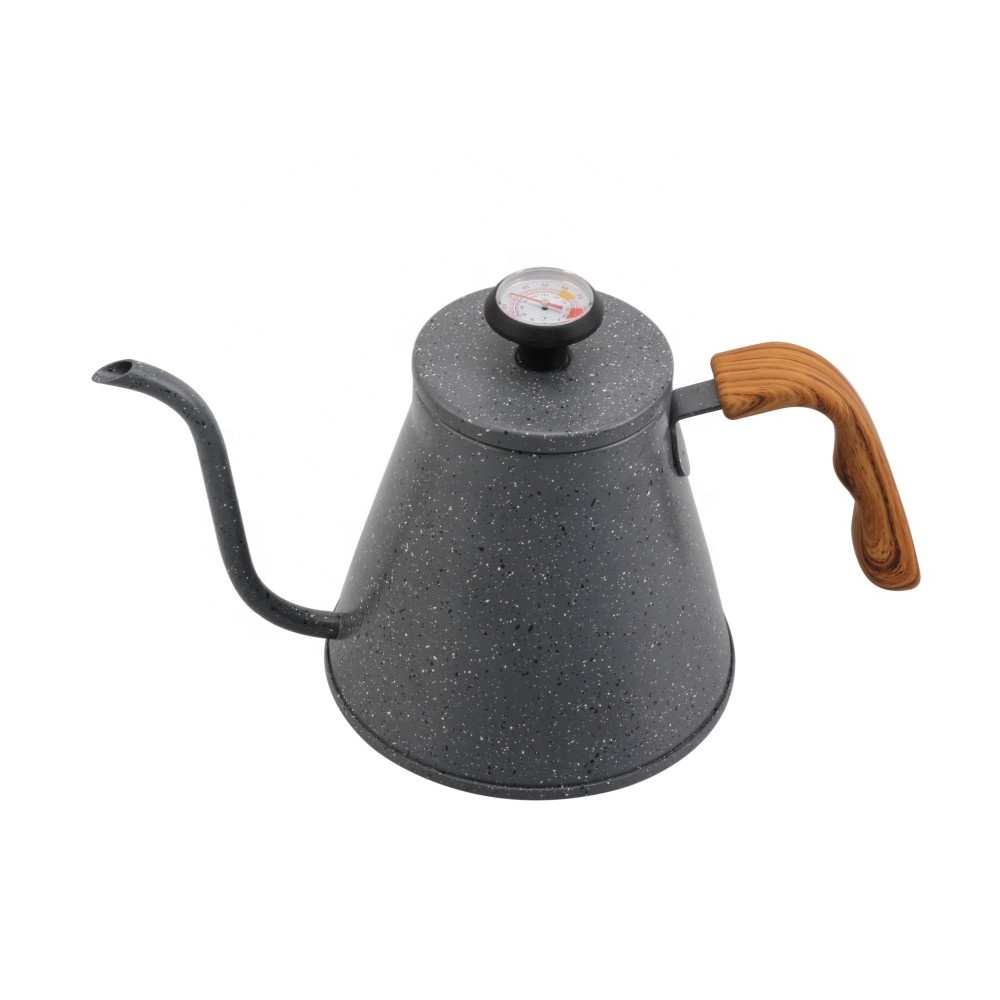 40oz/1.2L Coffee Kettle with Optimal Spout and Built-In Thermometer Pour Over Kettle