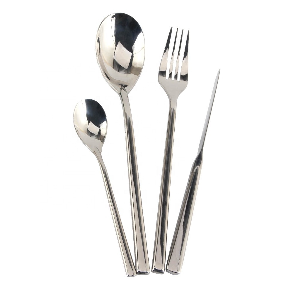 Dishwasher Safe  Heavy Duty Silverware Set, HaWare Stainless Steel Solid Flatware Cutlery