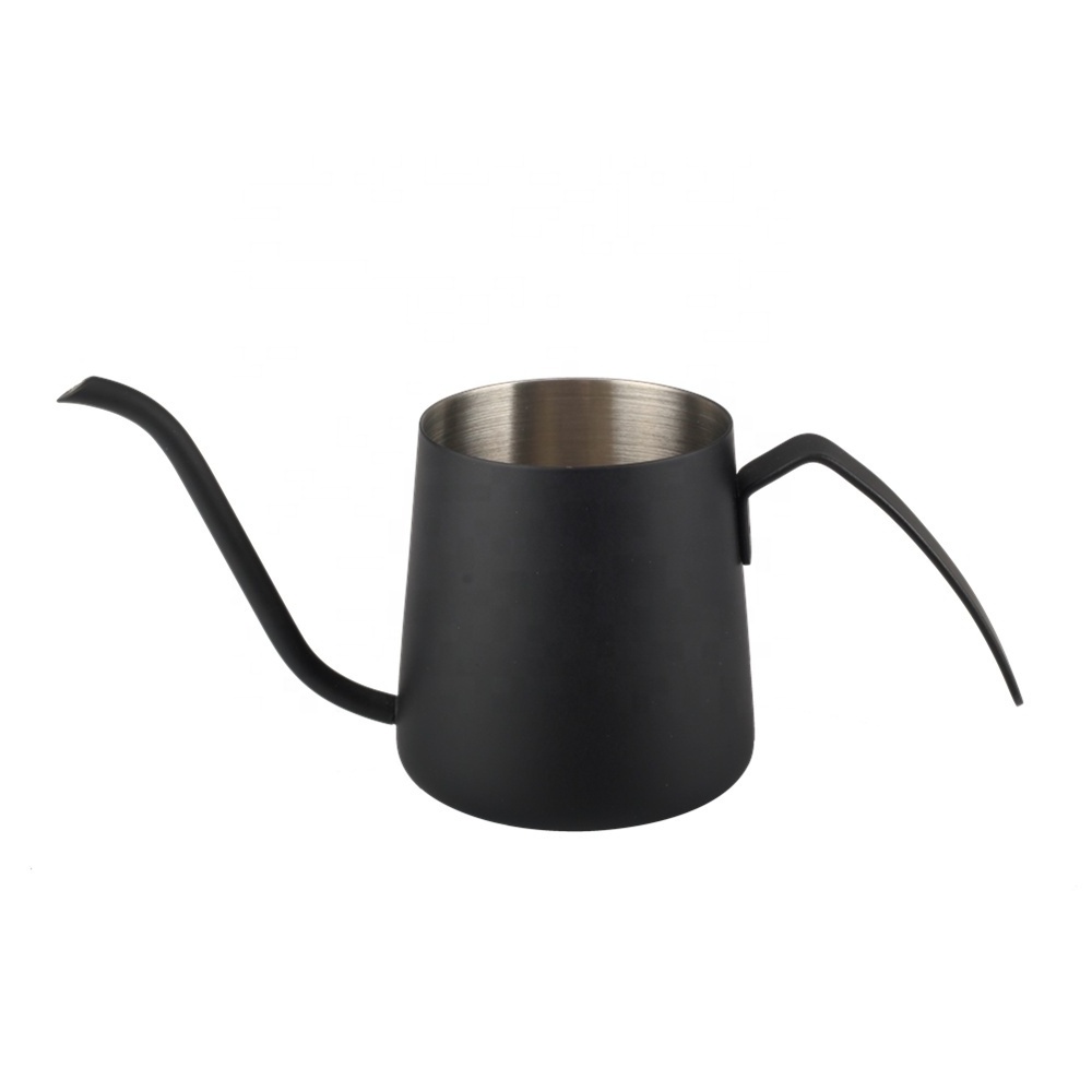 Stainless Steel Coffee Tea Pot with Long Gooseneck Spout, 250ml/350ml Pour over Kettle