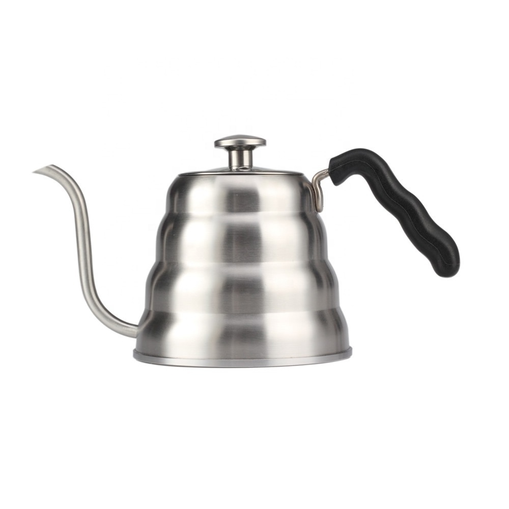 40 fl oz (1.2 liter), Stainless Steel Gooseneck Kettle with Thermometer for all Stove Tops, Pour Over Coffee Kettle