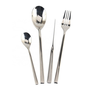 Dishwasher Safe  Heavy Duty Silverware Set, HaWare Stainless Steel Solid Flatware Cutlery