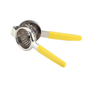 Lemon Juicer Citrus Squeezer with Non-Slip Grip Handle, Stainless Steel Manual Lemon Squeezer