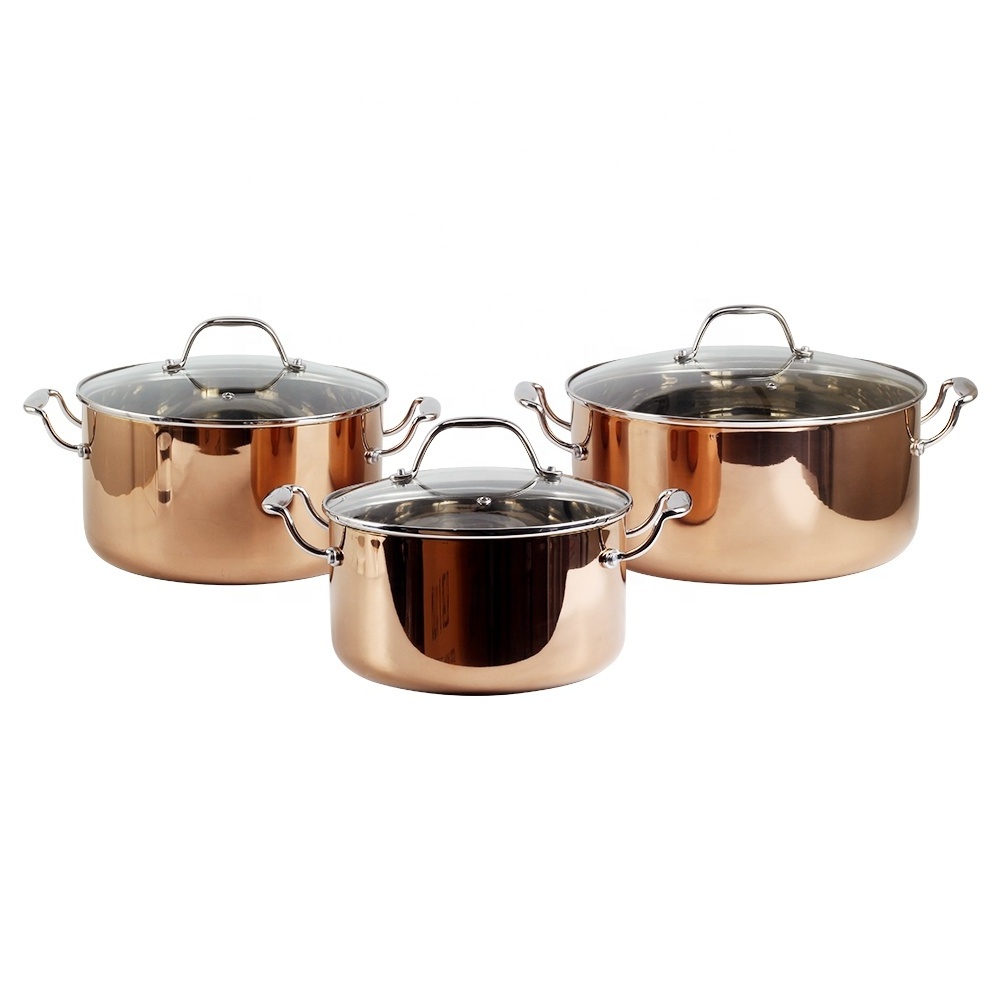 3 Ply Big Soup Pot with Lid - Stainless Steel Cooking Pot