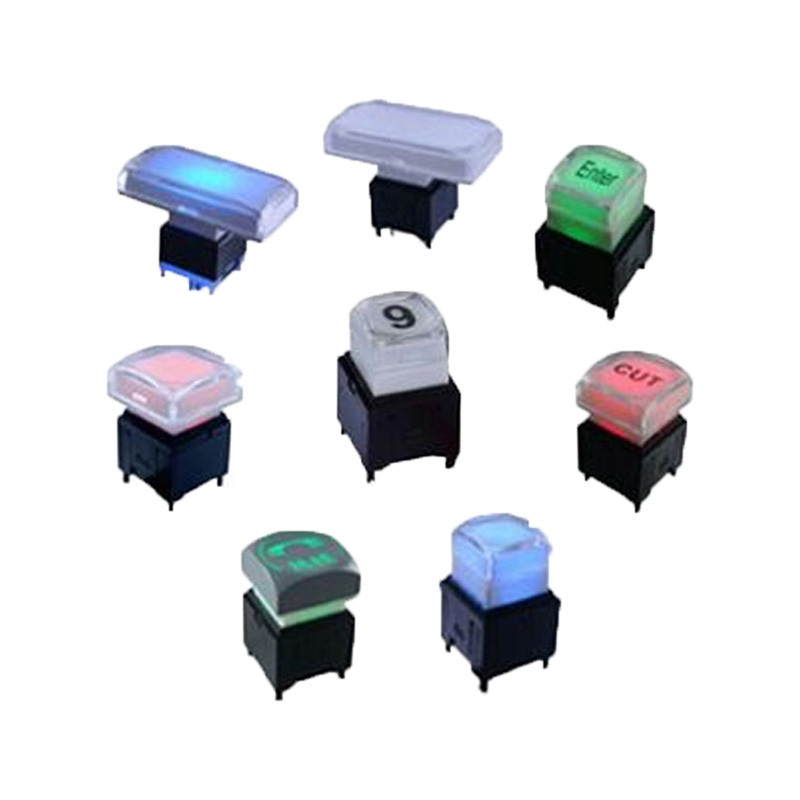 bi-color 16mm momentary led pushbutton LED switch