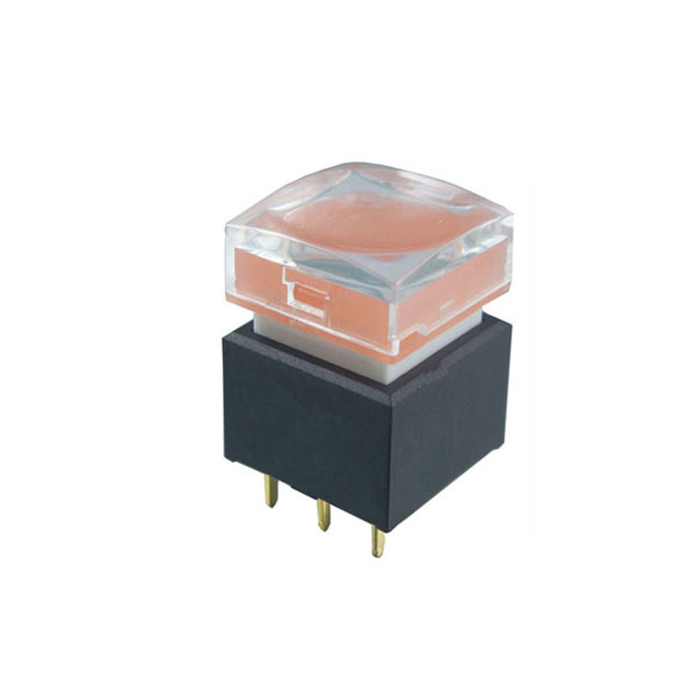 bi-color 16mm momentary led pushbutton LED switch