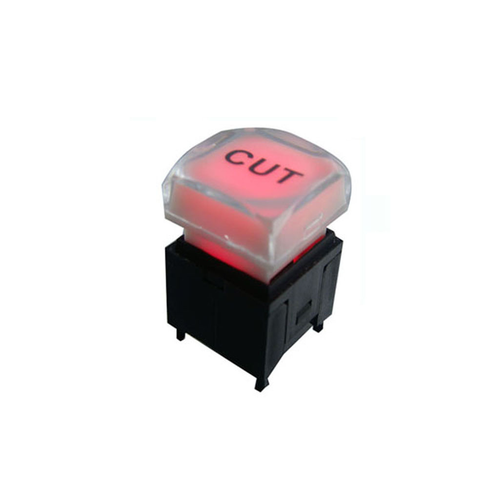 PLC RGB Colors Super Durable Dual LED Illuminated Momentary Silent Push Button Switch for Console