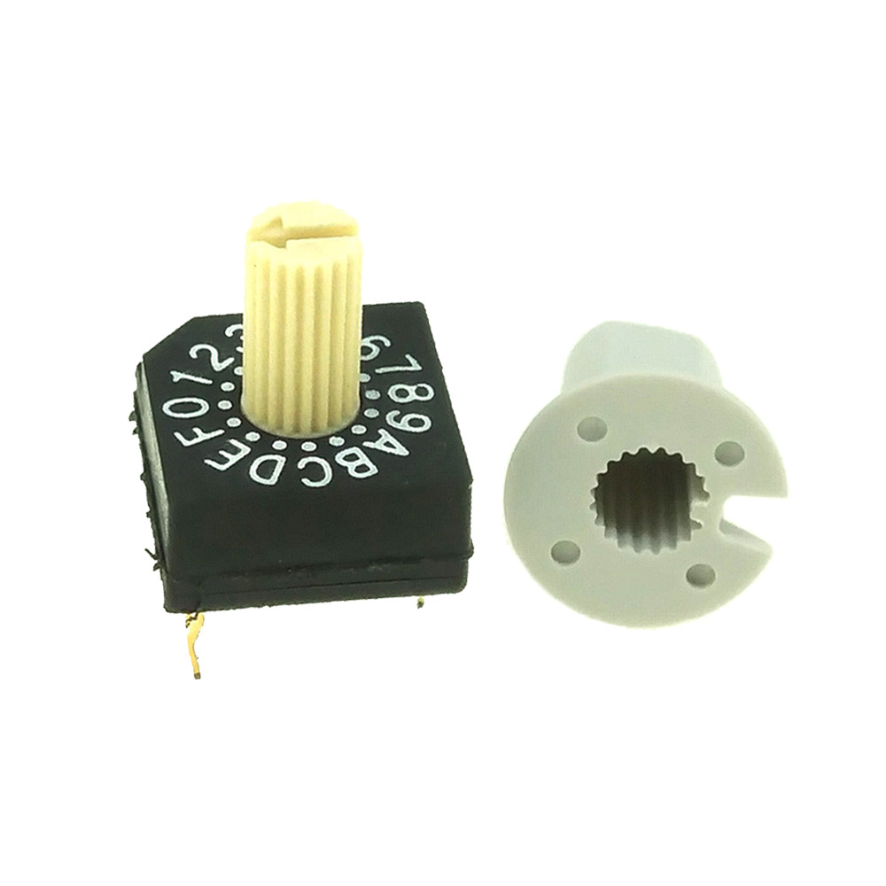 Real Code 4+1 Pins Heater Rotary Dip Switch 16 Position