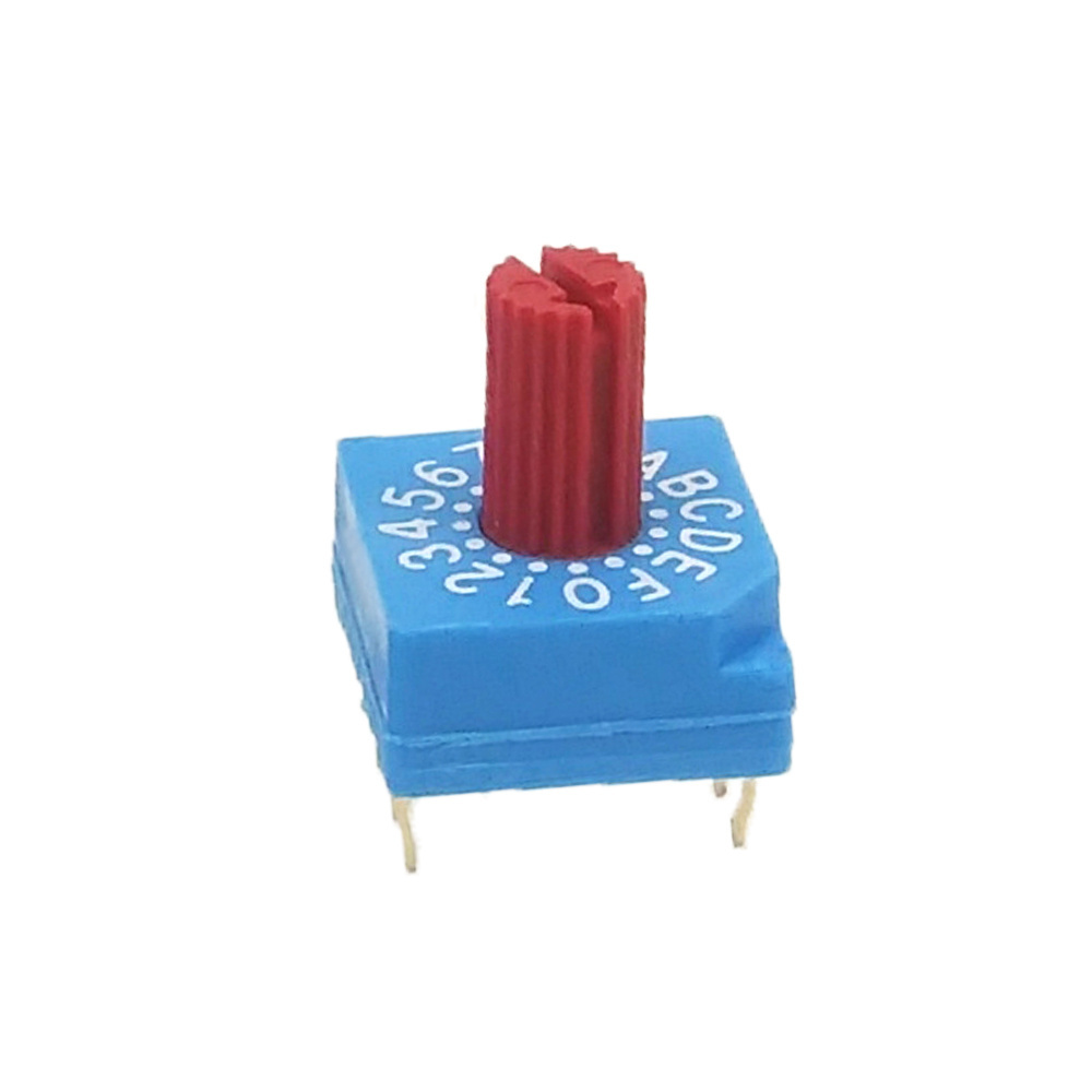 Meet IP67 PCB Thru-hole 3+3 6 Pins 10 Position Rotary Cam Switch