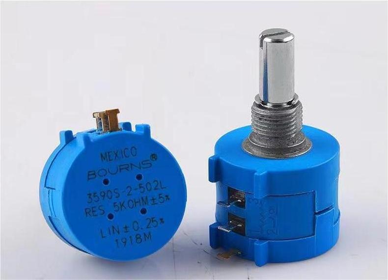 Precision Multi-turn Potentiometer Adjustable Resistor Potentiometer Integrated Knob 3590S-2-502L 5K