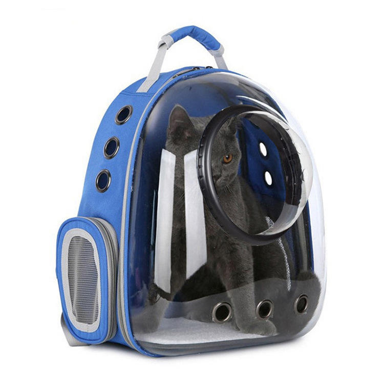 Portable Pet Cat Carrier Bag Transparent Capsule Breathable Travel Parrot Cat Dog Bird Backpack Kitten Carrying Cages