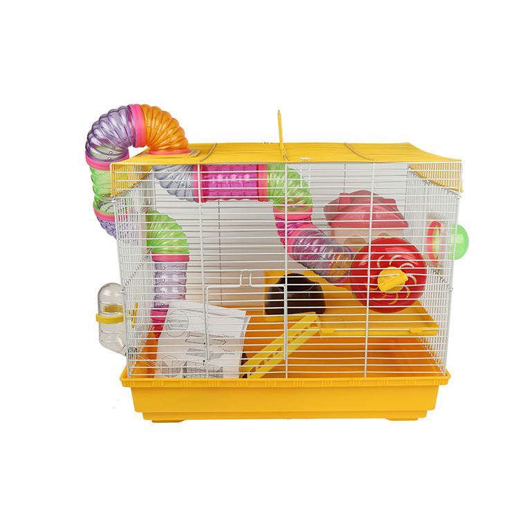 2-Storey Pet Hamster Cage Luxury House Portable Mice Home Habitat Decoration