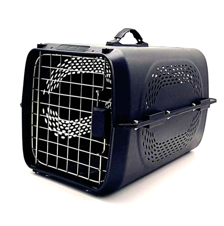 Luxury Trap Cage Pp Plastic Cage For Metal Stainless Steel Luxury Travel Pet Cat Dog Cages Carriers