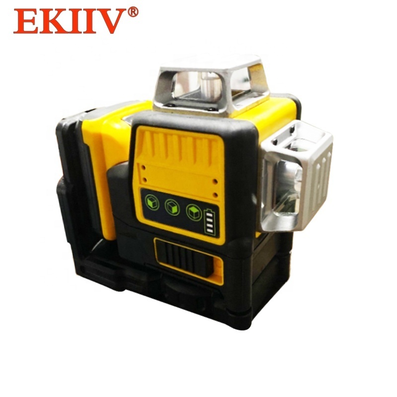 ekiiv 5v 12v replacement original battery green Beams 12 line High Precision Automatic Leveling Cross Line cordless Laser Level