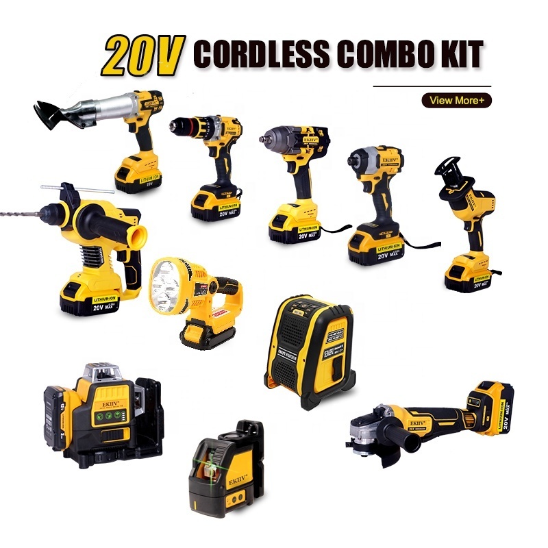 The best to use china factory Full range Quality Assurance Professional Hot Selling for Dewas combo set cordless power tools