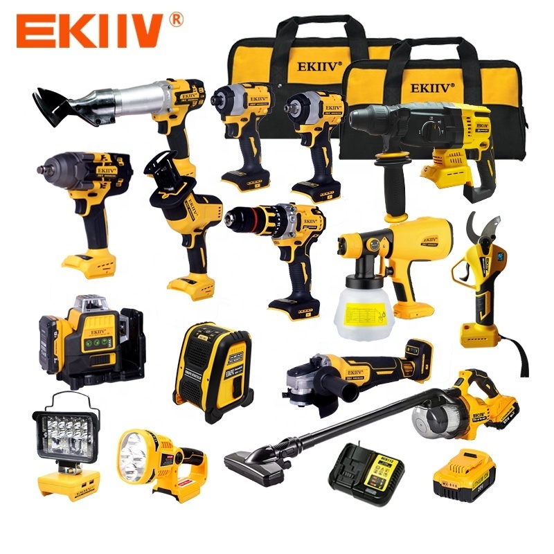 EKIIV Performance Tool 125MM Professional cordless Angle grinder Electric 20V battery rechargeable mini cordless angel grinder