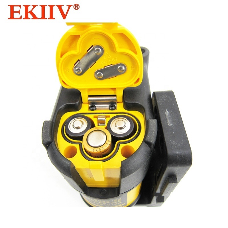 EKIIV factory price Green Laser Level 2 Line 1 Point 360 Rotary Lazer Line  lithium-ion battery Cross line Level