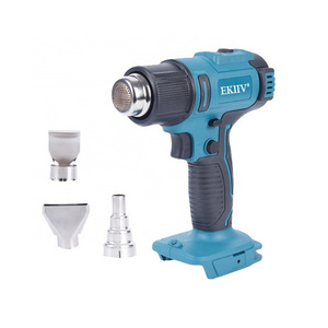 Handheld 3-speed adjustable temperature with 4 nozzles portable adjustable temperature hot air gun electric heat gun