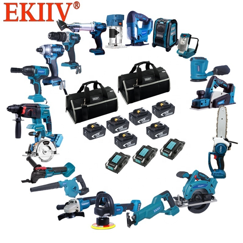 EKIIV One-stop tool service Factory direct selling price drill machine power tools Multipurpose tool sets combo kit