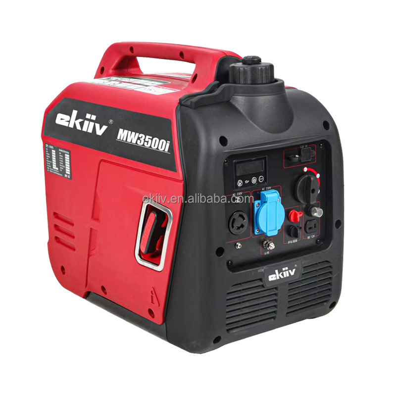 EKIIV Portable Gasoline Generator AC.501.017 Silent DC 24V 60A 1.8KW 3KW 4L Generator for Car Air Conditioner Parking Cooler