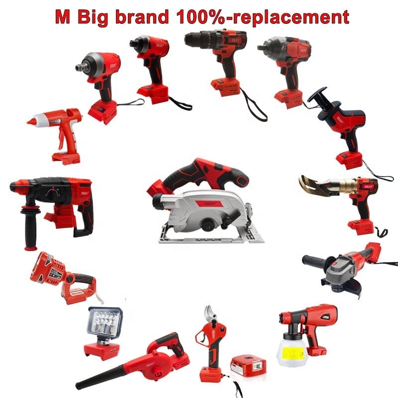 EKIIV Complete 18 Volt kit One Battery 4Ah 5Ah 6Ah Run To All Tools battery durable wireless multifunctional power tool set