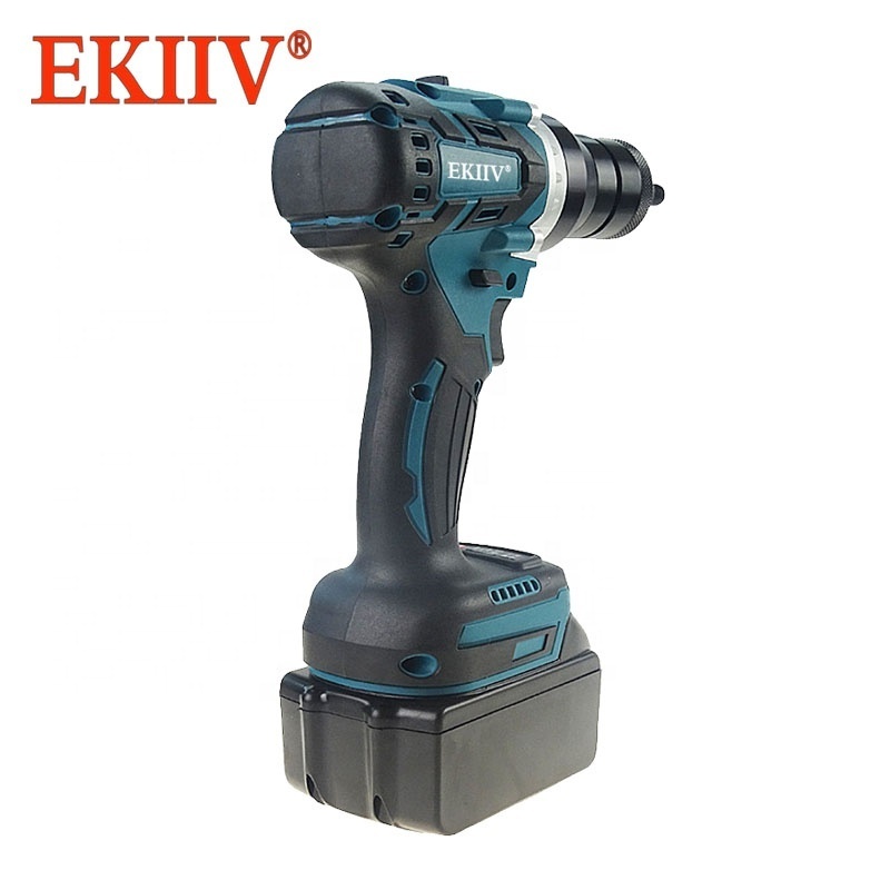 EKIIV Best Sale 20V 21V Electric Cordless Large Pull Force m3 to m12 Automatic Rivet Nut Gun Tool