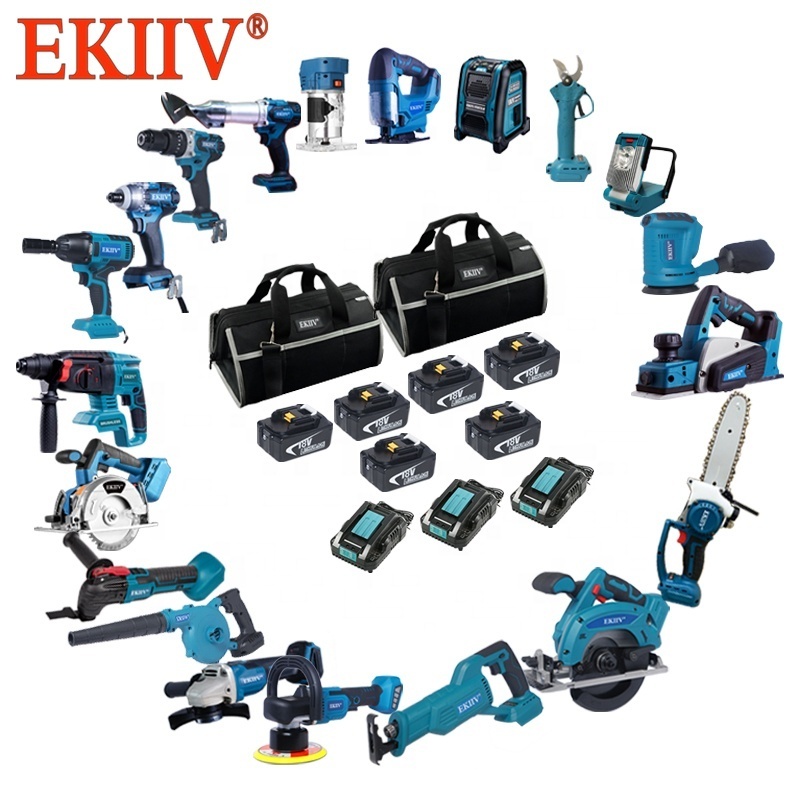 EKIIV One-stop tool service Factory direct selling price drill machine power tools Multipurpose tool sets combo kit