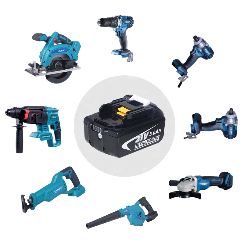 EKIIV Power Tools N in one wholesale Industrial 4.0Ah 5.0Ah 6.0ah 18V 21V cordless tool kits power tool combo kits