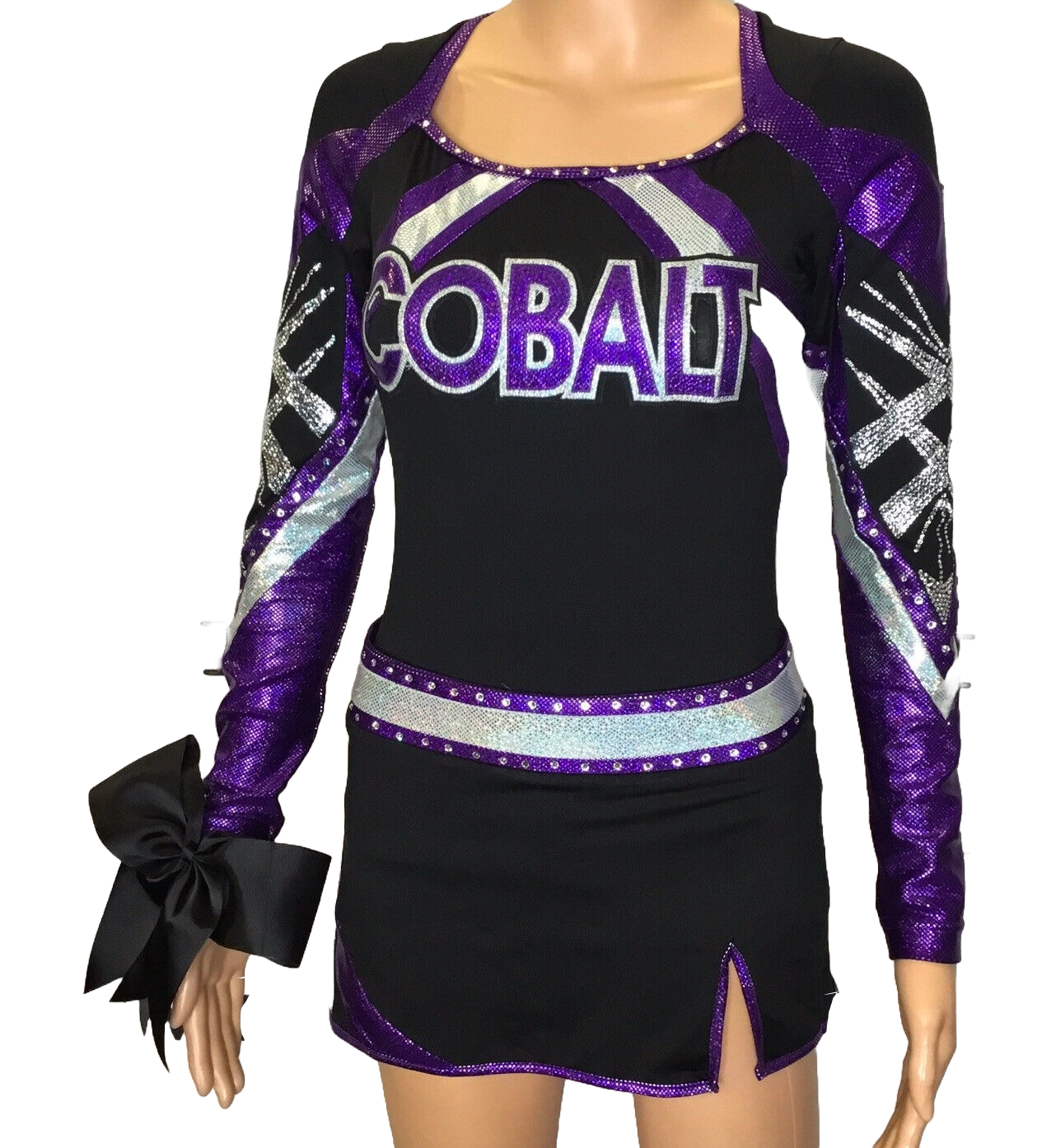 Custom Oem Spandex Rhinestone All Star College Cheerleading Uniforms Sublimation Sexy Kids Red And Black Uniforms