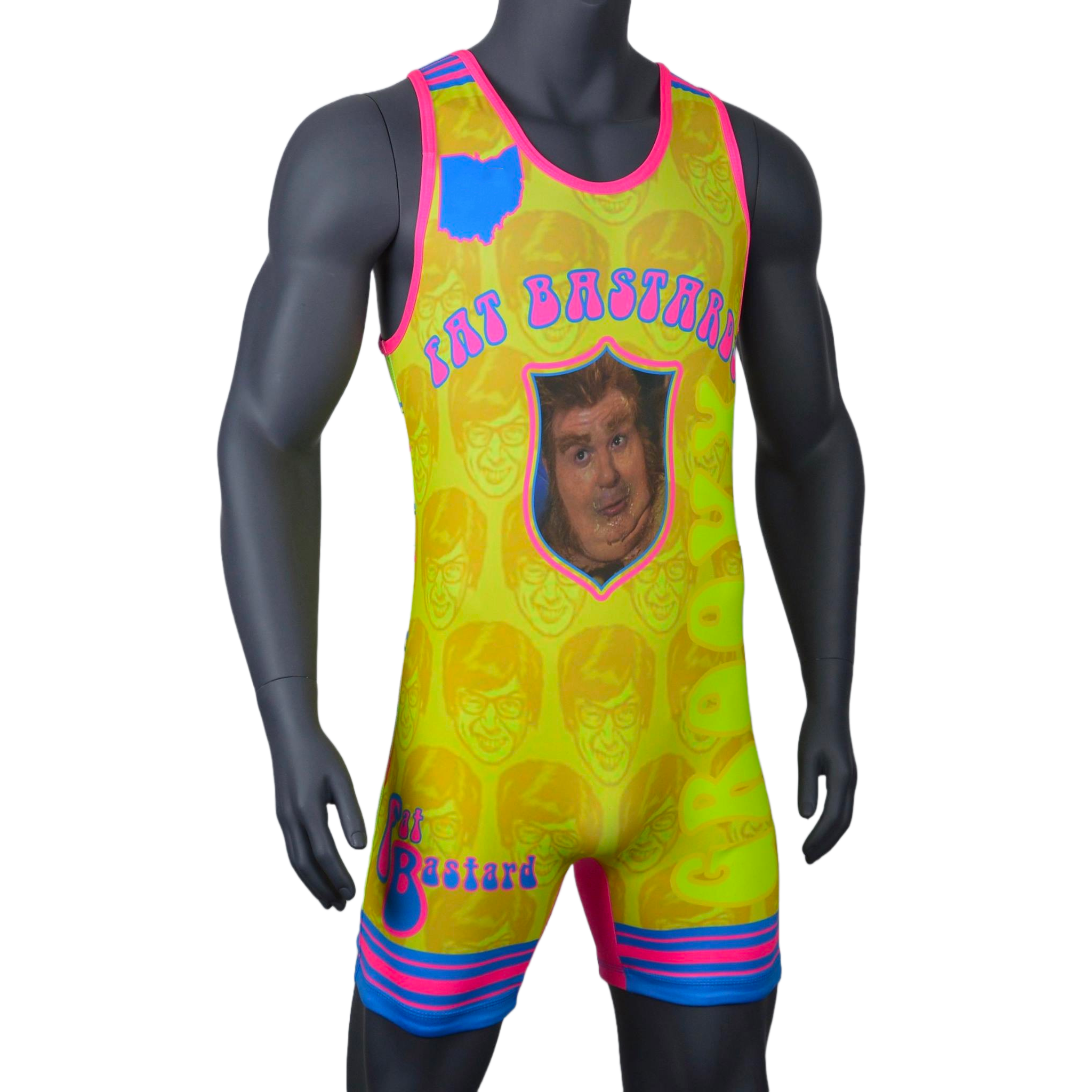 Custom Design Your Own China Cheap Reversible Vintage Wrestling Costumes Compression Sublimation Print Wrestling Singlet