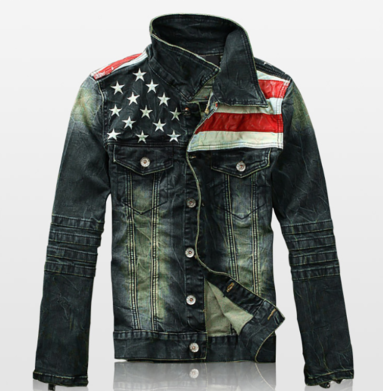 Denim jacket manufacturer OEM custom mens jean denim jacket