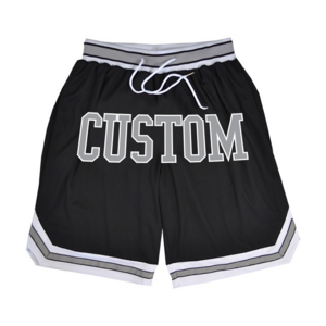 Custom wholesale embroidery boys logo with pocket team mba sublimation kids vintage basket ball retro mesh basketball shorts