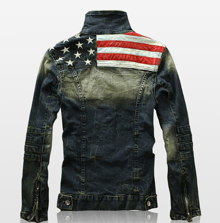 Denim jacket manufacturer OEM custom mens jean denim jacket