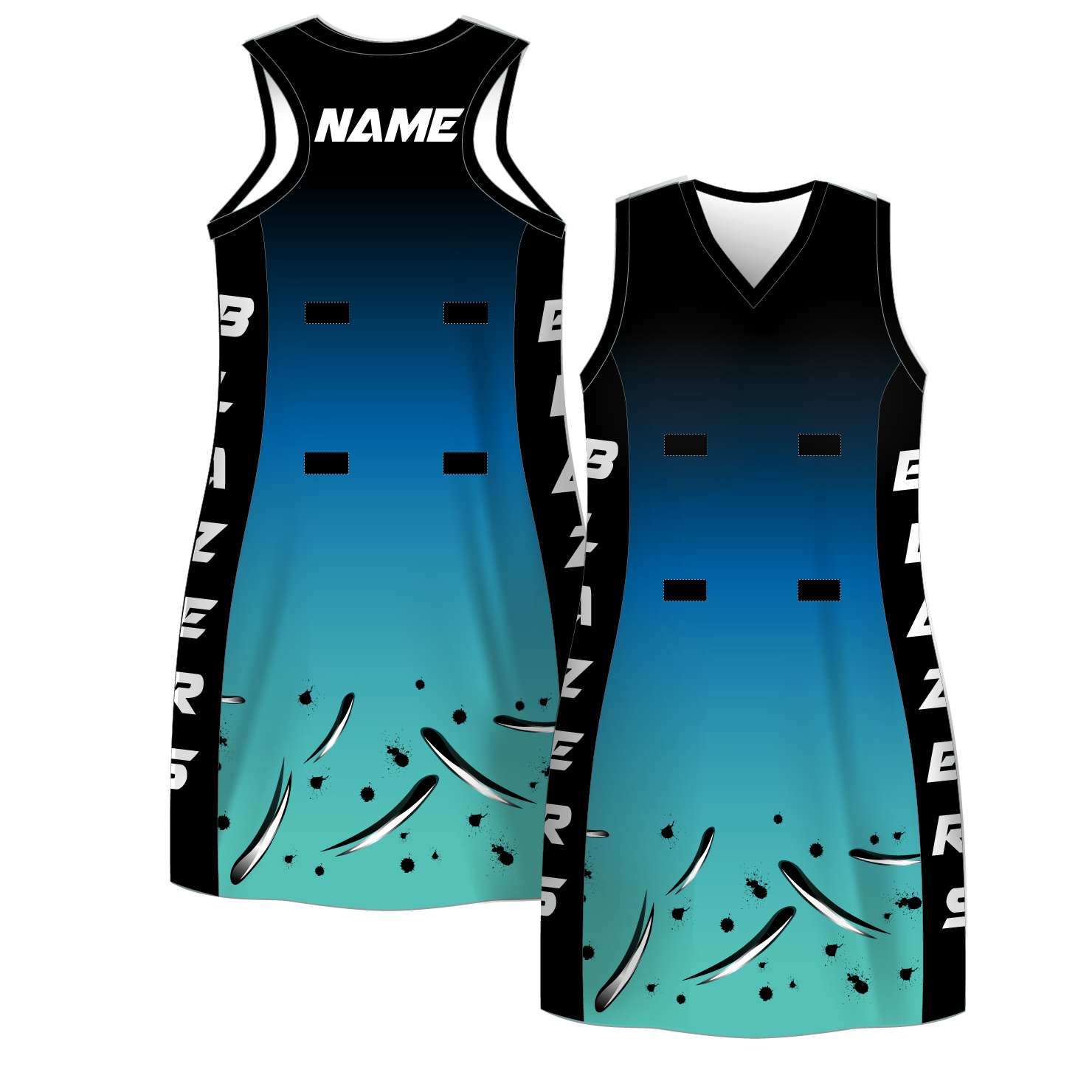 Popular girl netball tennis dress uniform NO MOQ OEM custom made sublimation netball a line dresses sexy