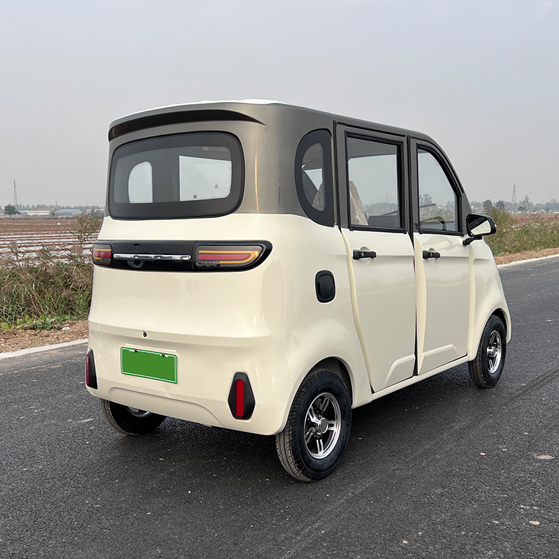 Low cost cars 2 doors 4 doors 4 seats small hot selling mini electric cars with battery in the left-hand direction