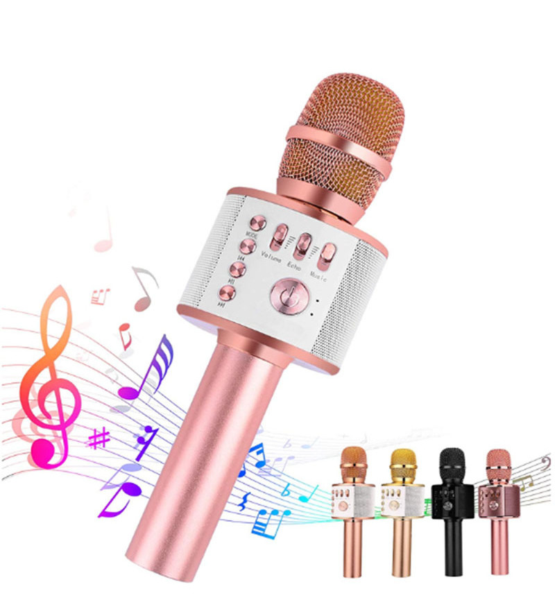 Factory Karaoke Mic Studio Recording Music Handheld Q37 Professional USB Kid Portable Wireless Karaoke Microphone Speaker