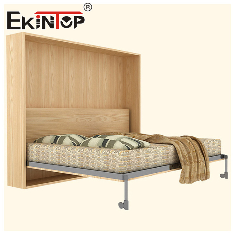 Ekintop space saving bedroom furniture queen size murphy bed vertical rotating