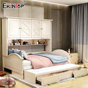 Ekintop child bed dezin house kids bed frame children beds with drawers