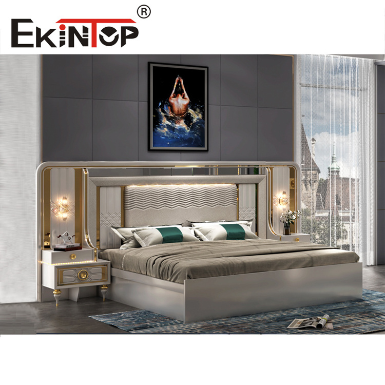 Ekintop luxury new design bedroom sets luxury king size royal bedroom set furniture