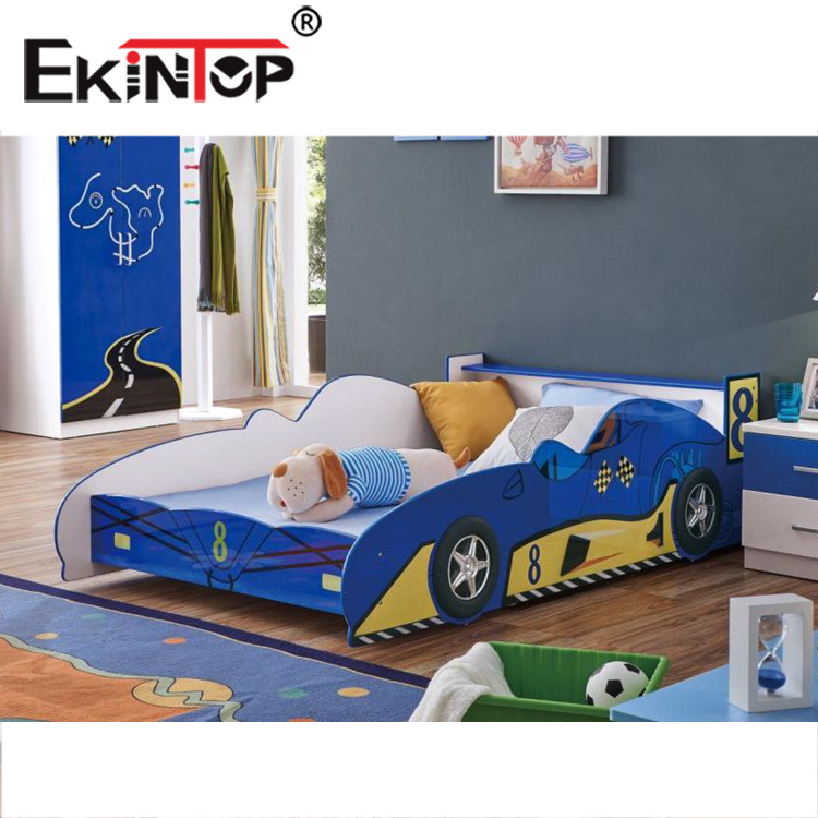 Ekintop cheap car design bed children kids bed car for kids boy