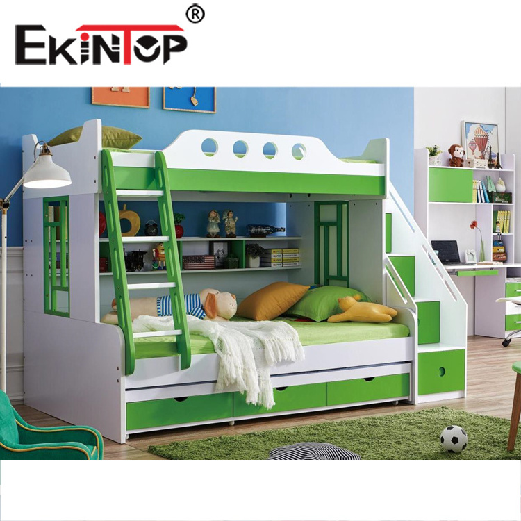 Ekintop kids beds boys bedroom furniture bank beds for kids portable bed