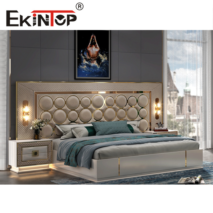 Ekintop luxury new design bedroom sets luxury king size royal bedroom set furniture