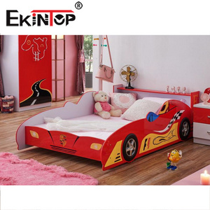 Ekintop cheap car design bed children kids bed car for kids boy