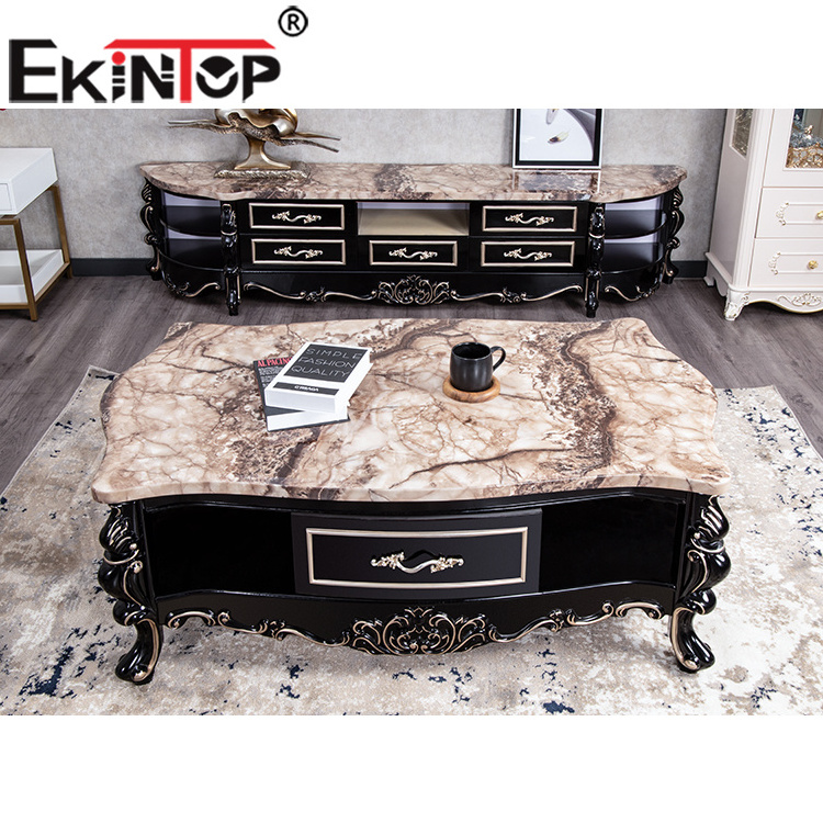 Ekintop hot sale free sample luxury marble center table modern ethiopian coffee table