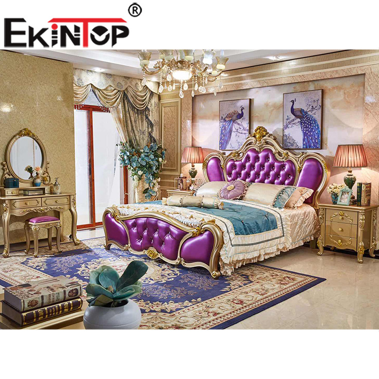 Ekintop modern style luxury antique bedroom set princess king size bedroom sets