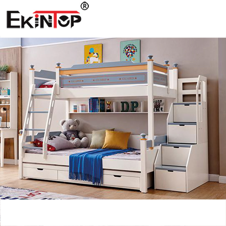 Ekintop kids beds boys bedroom furniture bank beds for kids portable bed