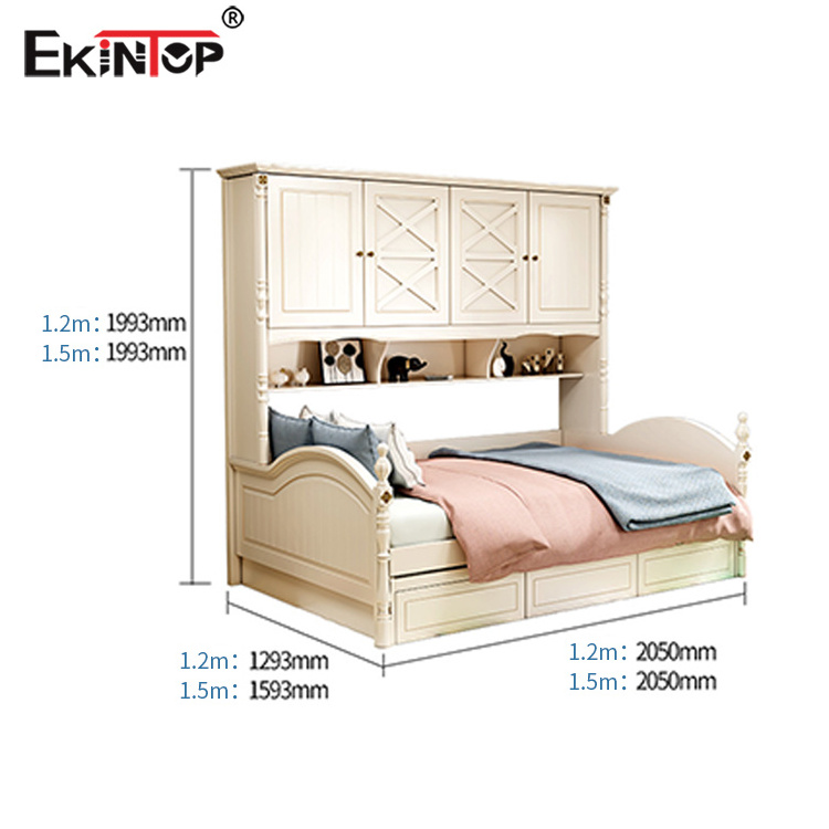 Ekintop child bed dezin house kids bed frame children beds with drawers