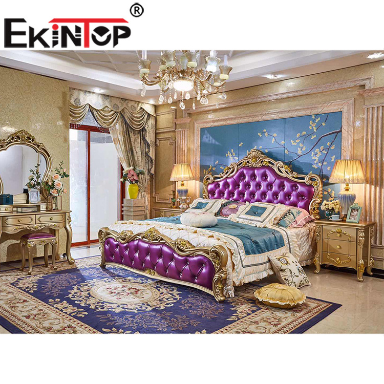 Ekintop modern style luxury antique bedroom set princess king size bedroom sets