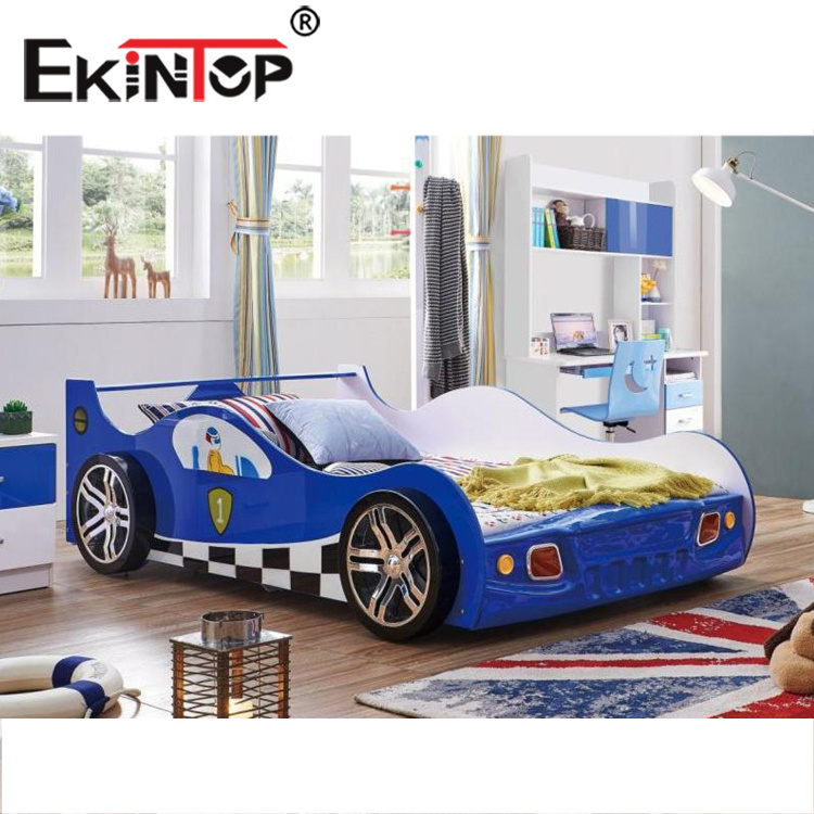 Ekintop cheap car design bed children kids bed car for kids boy