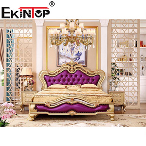 Ekintop modern style luxury antique bedroom set princess king size bedroom sets